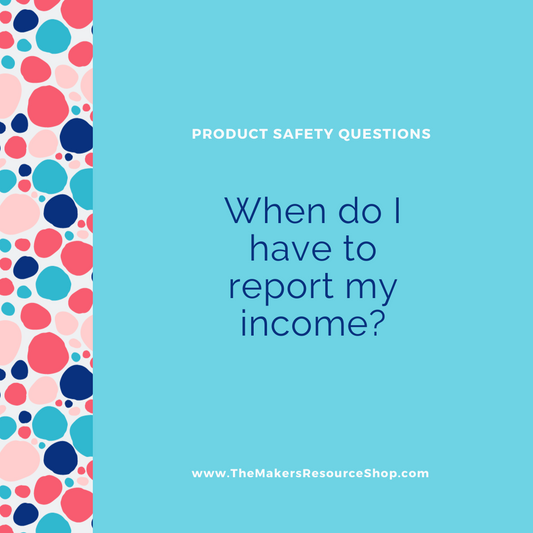 When do I report my income?