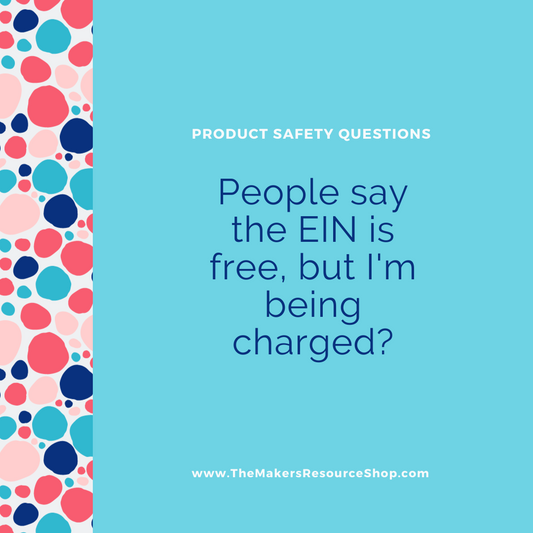 People say the EIN is free, but I'm being charged?