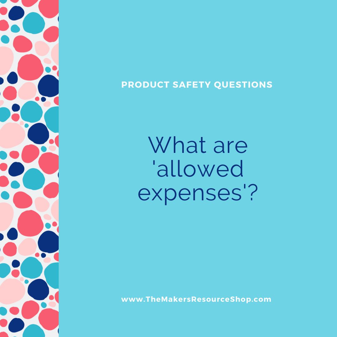 What are "allowed expenses"?