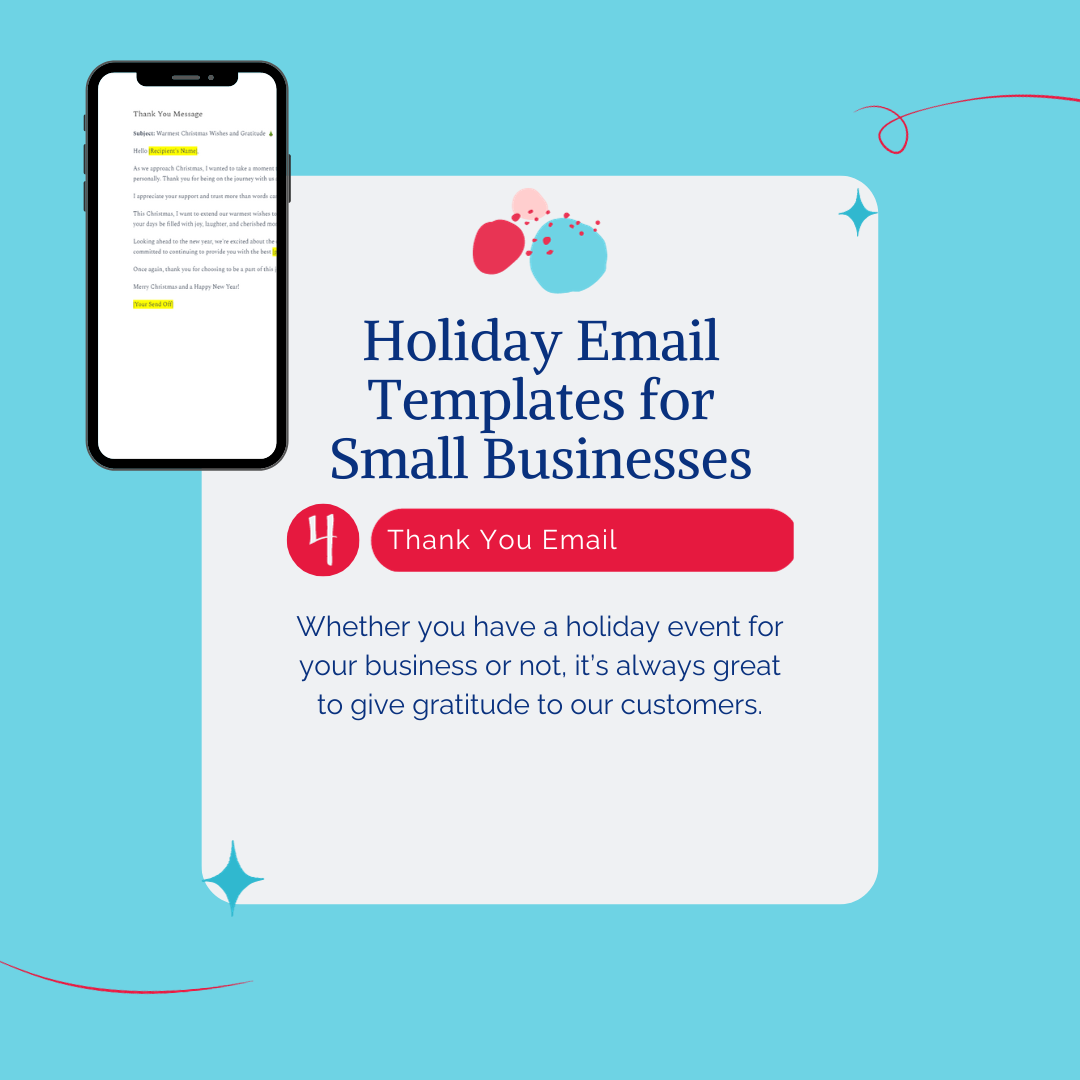 Holiday Email Templates for Small Businesses