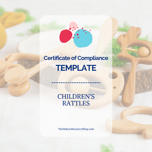 Certificate of Compliance Template - Children's Rattles