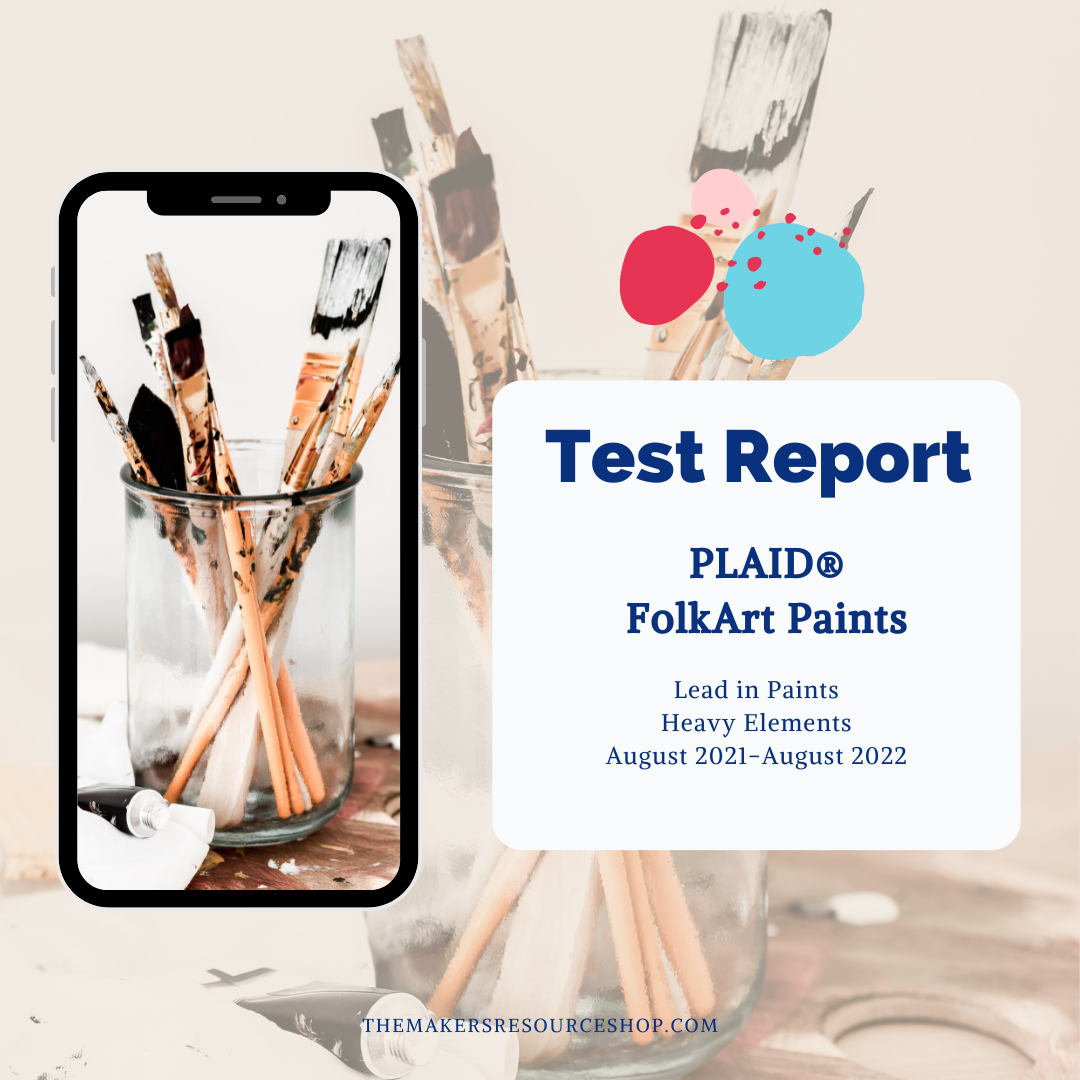 Test Report: PLAID FolkArt Acrylic Paint - 2021