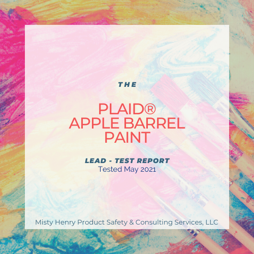 Test Report: Apple Barrel Paint - 2021