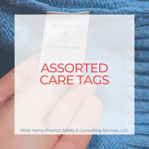 Assorted Care Tags