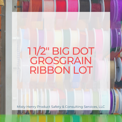 1 1/2" Big Dot Grosgrain Ribbon Lot